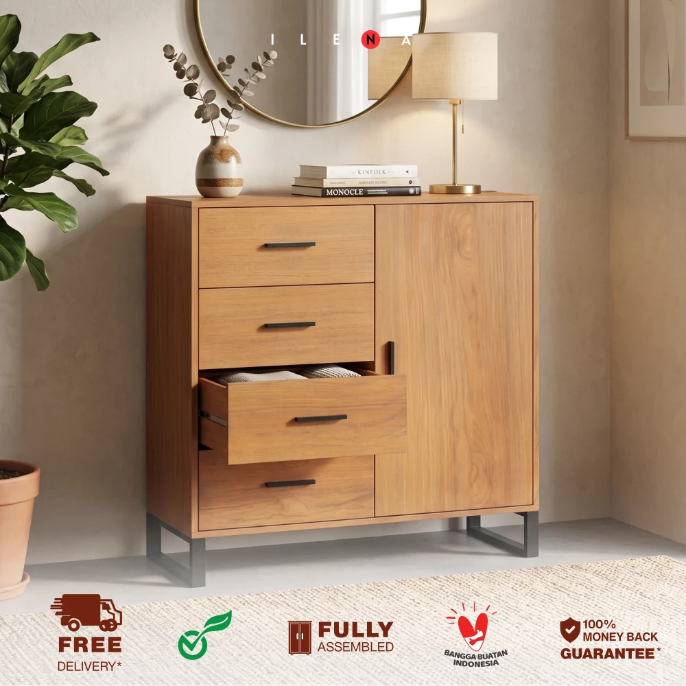 dresser 4 drawer ilena cody