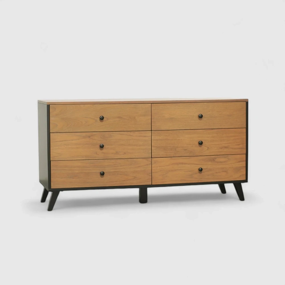 dresser 6 drawer ilena cabana