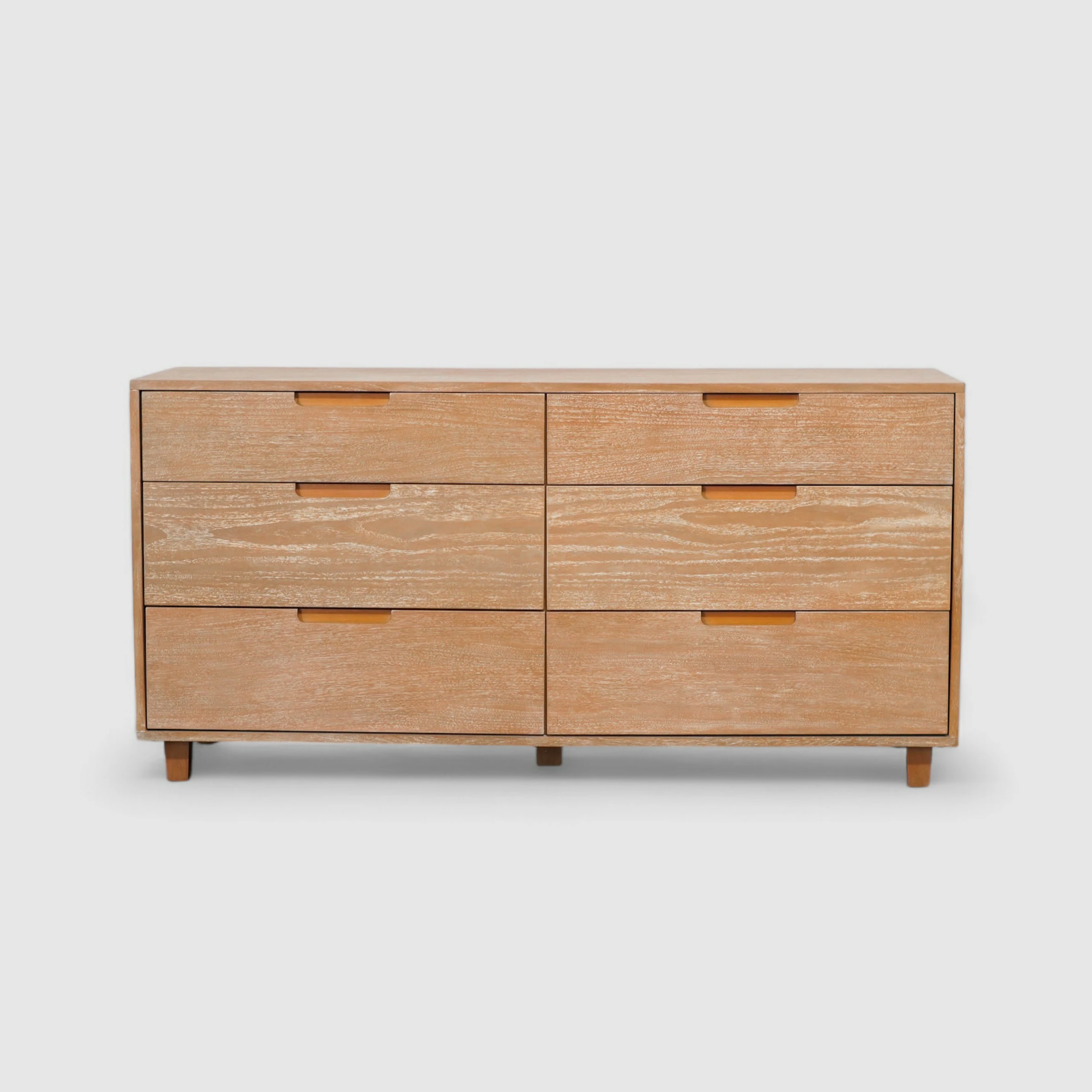 dresser 6 drawer ilena cutout
