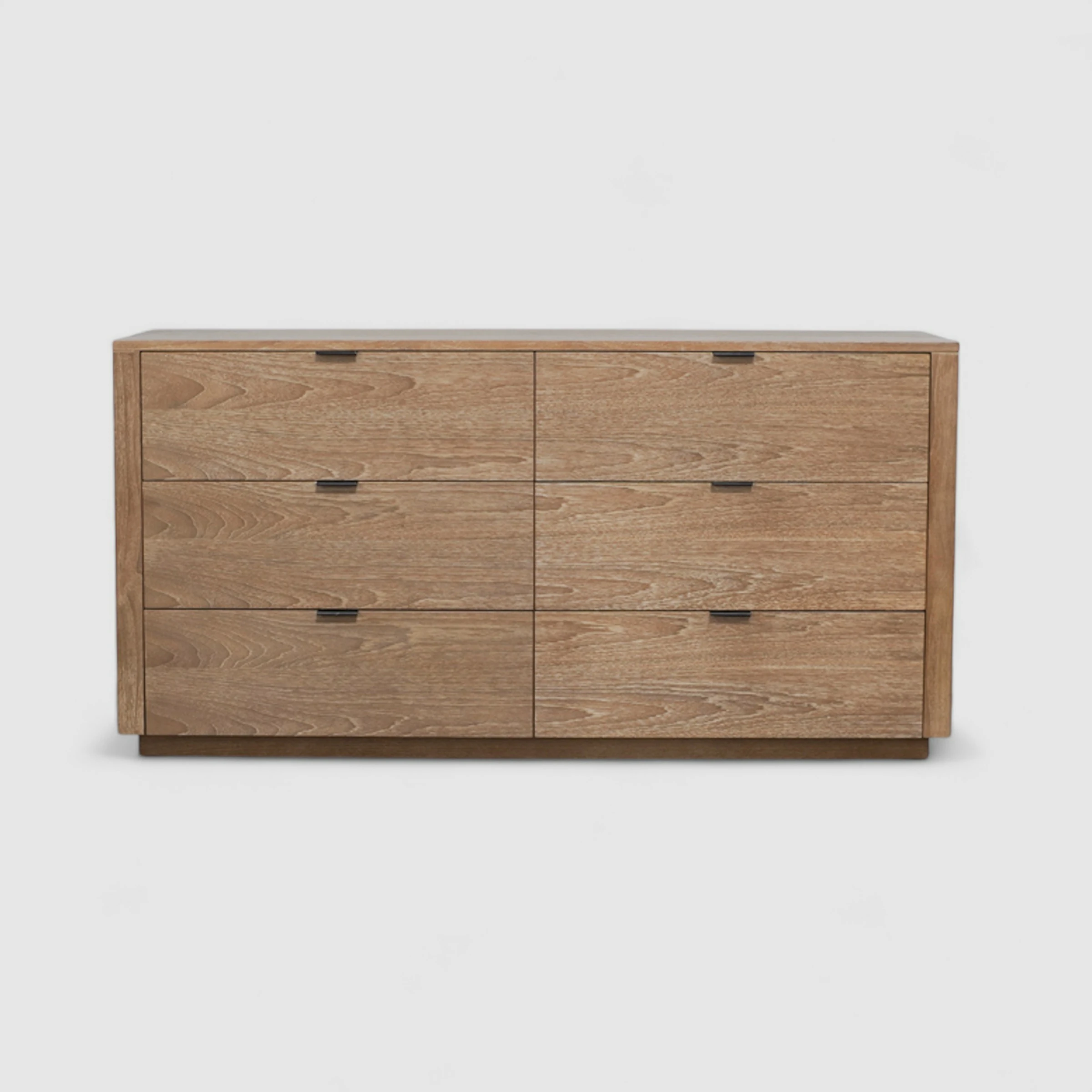 dresser 6 drawer ilena plint base